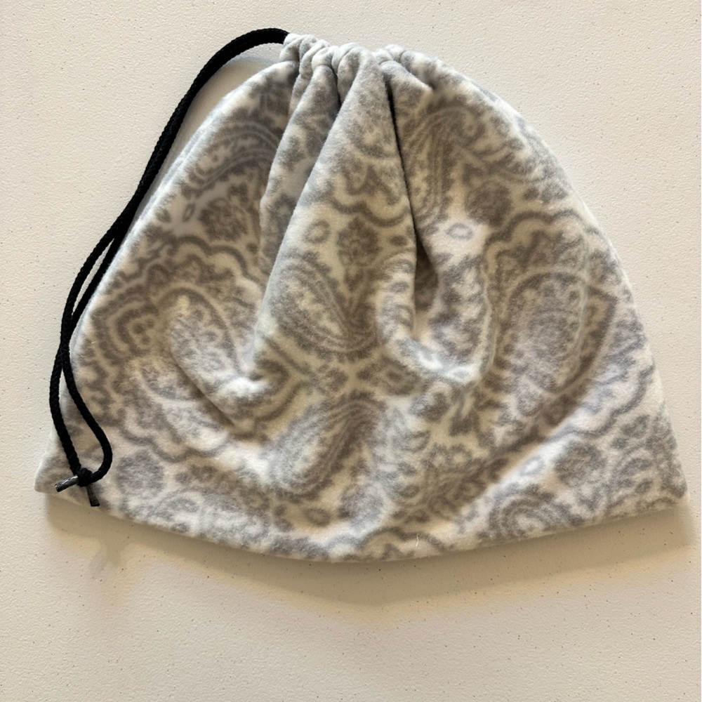 Gray Paisley helmet bag